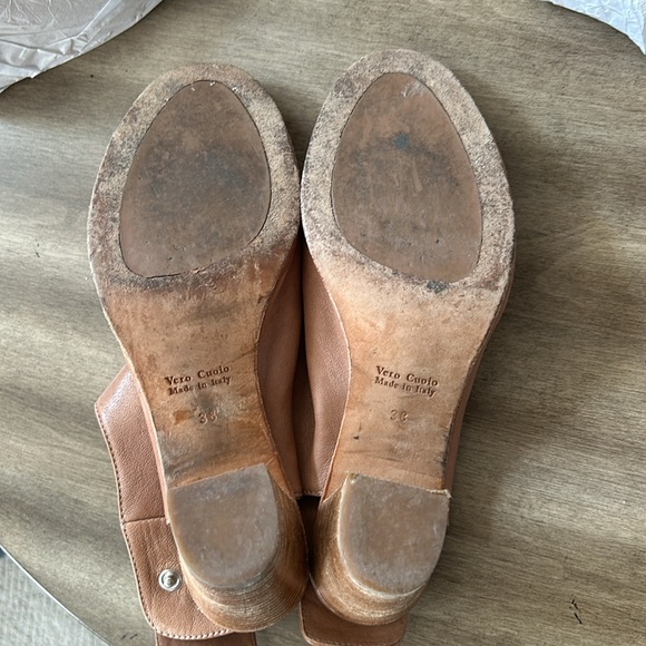 Mimosa tan leather open toe mule size 38 - Picture 14 of 15